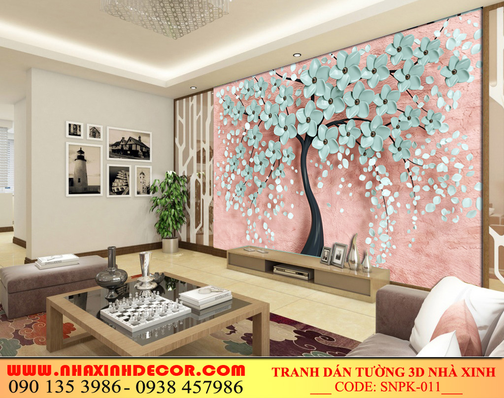 Tranh dán tường 3d Phòng khách SNPK_012 - Trang Trí Nội ThấtTrang ...