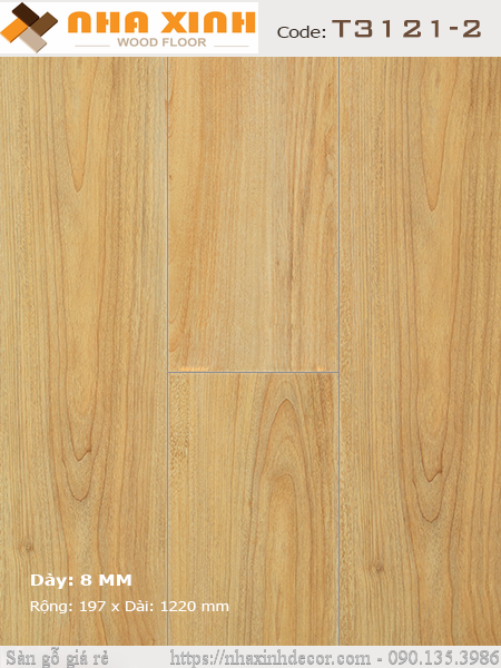 Sàn gỗ NHÀ XINH T3121-2