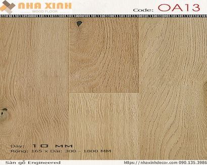Sàn gỗ Engineered OA13