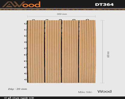 Vỉ AWood DT364 Wood